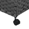 Wäschekorb auf Rollen Jewel Grau 60x35x60,5cm (Rattan)
