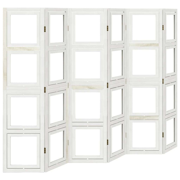 Raumteiler Marika 6-Panel weiß (Kaiserbaum)