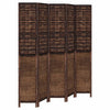 Dunkelbrauner Raumteiler Harti 5-Panel (Kaiserbaum)