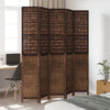 Dunkelbrauner Raumteiler Harti 5-Panel (Kaiserbaum)