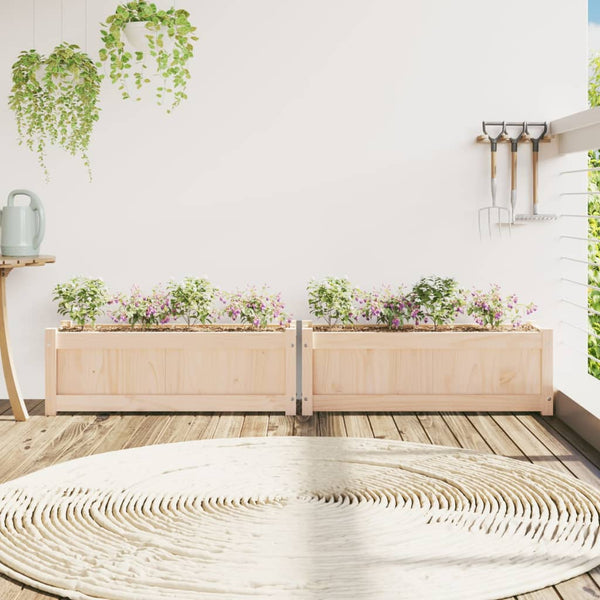 Blumenkästen für den Außenbereich Hidrometrica (2 Stück Kiefer)