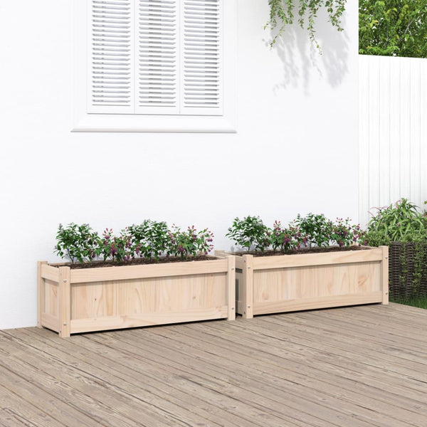 Blumenkästen für den Außenbereich Hidrometrica (2 Stück Kiefer)