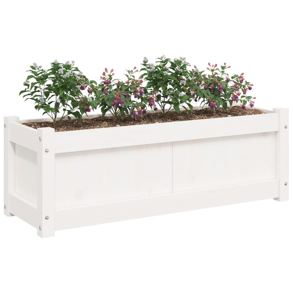 Weiße Blumenkästen für den Außenbereich Hidrometrica (2 Stück Kiefer)