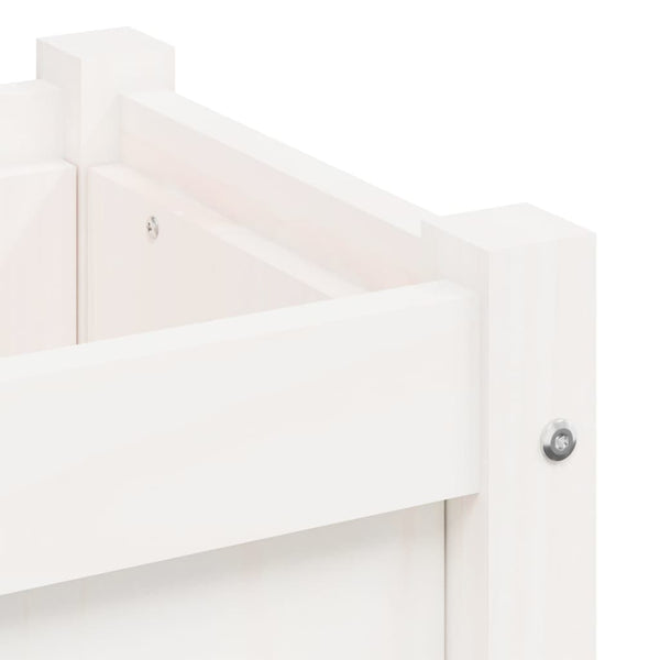Weiße Blumenkästen für den Außenbereich Hidrometrica (2 Stück Kiefer)
