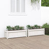 Weiße Blumenkästen für den Außenbereich Hidrometrica (2 Stück Kiefer)