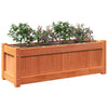 Wachsbraune Blumenkästen Hidrometrica (2 St. Kiefer)
