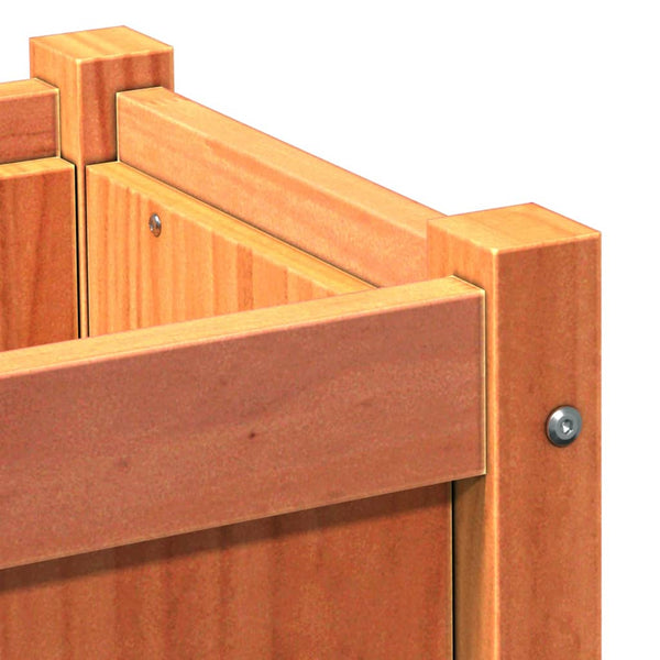 Wachsbraune Blumenkästen Hidrometrica (2 St. Kiefer)