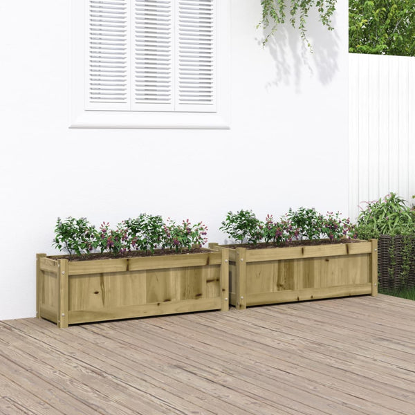 Imprägnierte Blumenkästen Hidrometrica (2 Stück Kiefer)