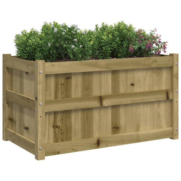 Imprägnierte Blumenkästen Tanasuca für den Außenbereich (2 Stk. Kiefer)