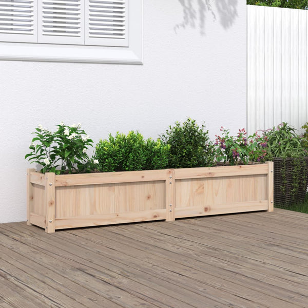 Outdoor-Blumenkasten Rich 150x31x31cm (Kiefer)