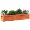 Wachsbraune Blumenkästen Rich (2 Stück Kiefer)
