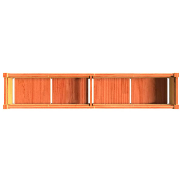 Wachsbraune Blumenkästen Rich (2 Stück Kiefer)