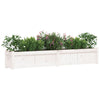 Weiße Blumenkästen für den Außenbereich Hristodol (2er-Set Kiefer)