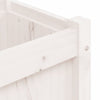 Weiße Blumenkästen für den Außenbereich Hristodol (2er-Set Kiefer)