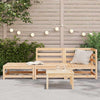 Gartencouch und Hocker Ioava (2-Sitzer, Kiefer)