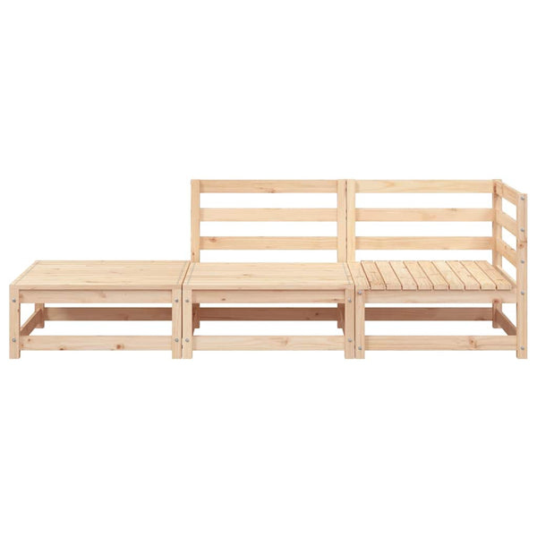 Gartencouch und Hocker Ioava (2-Sitzer, Kiefer)