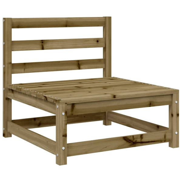 Gartencouch und Hocker Ioava (2-Sitzer, imprägniertes Kiefernholz)