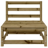 Gartencouch und Hocker Ioava (2-Sitzer, imprägniertes Kiefernholz)