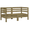 Imprägniertes Gartensofa-Eckteil Mach (2 Stk.)