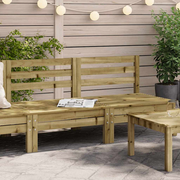 Gesättigte Gartenbänke ohne Armlehnen Mach (2 St. Kiefer)