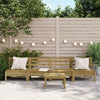 Imprägnierte Gartensofas Mach (armlehnenlos 4 Stk. Kiefer)