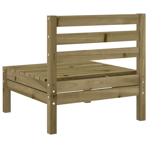 Imprägnierte Gartensofas Mach (armlehnenlos 4 Stk. Kiefer)