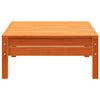Wachsbrauner Gartenhocker Mach (Kiefer)