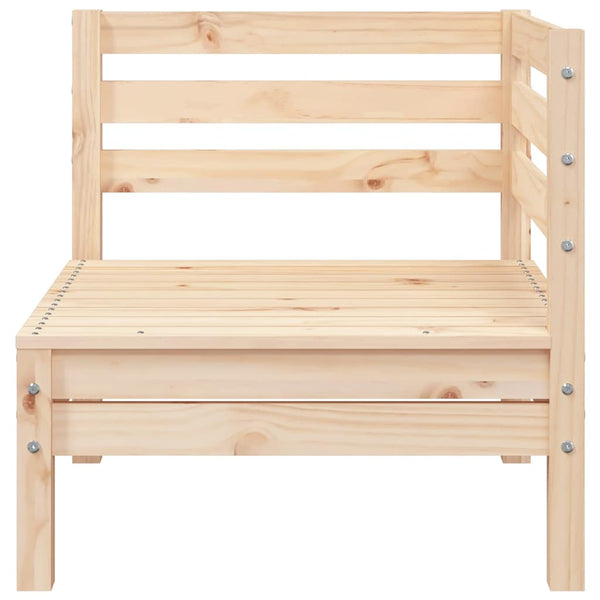 Gartensofa mit Ottomane Mach (2-Sitzer, Kiefer)
