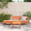Gartencouch Mach (3-Sitzer, wachsbraun, Kiefer)