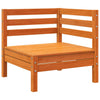Gartencouch Mach (3-Sitzer, wachsbraun, Kiefer)