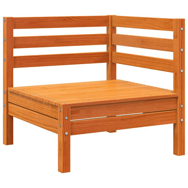 Gartencouch Mach (3-Sitzer, wachsbraun, Kiefer)