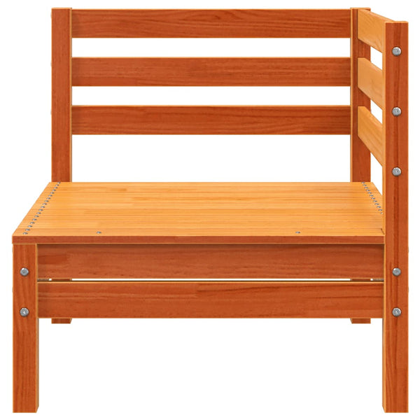 Gartencouch Mach (3-Sitzer, wachsbraun, Kiefer)