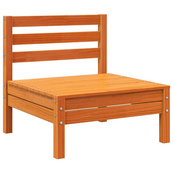 Gartencouch Mach (3-Sitzer, wachsbraun, Kiefer)
