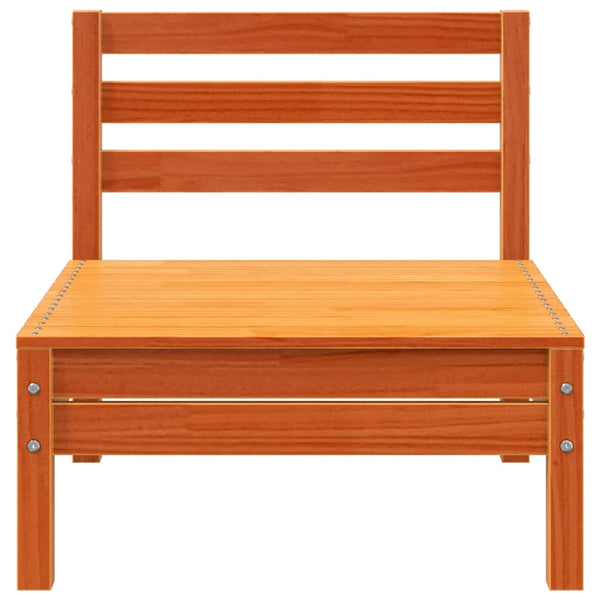 Gartencouch Mach (3-Sitzer, wachsbraun, Kiefer)