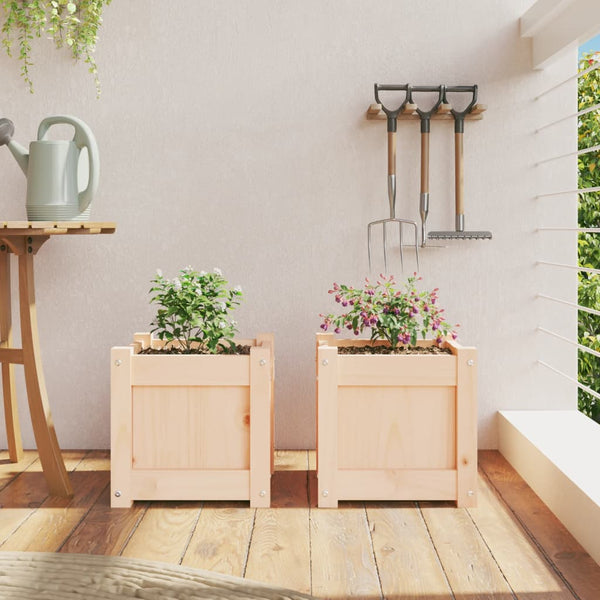Blumenkästen Orna (2 Stk. Kiefernholz)