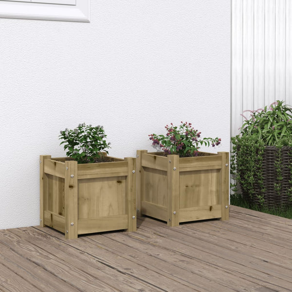 Imprägnierte Blumenkästen Orna (2 Stk. Kiefer)