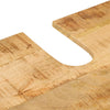 Badezimmer-Waschtischunterschrank Eunica 55x35x60cm (Mangoholz und Eisen)
