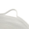 Sistems Ø55x36cm Wäschekorb, grau und weiß (Baumwolle)