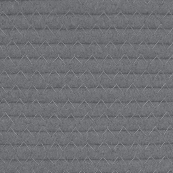 Sistems Ø55x36cm Wäschekorb, grau und weiß (Baumwolle)