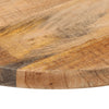 Tischplatte Cec Ø 60x1,5cm (rund, Mango Massivholz, sägerau)