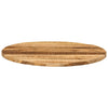 Tischplatte Cec Ø 80x1,5cm (rund, grobes Mangoholz)