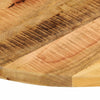 Tischplatte Cec Ø 80x1,5cm (rund, grobes Mangoholz)