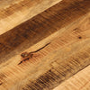 Tischplatte Cec Ø 80x1,5cm (rund, grobes Mangoholz)