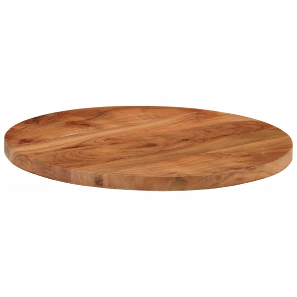 Tischplatte Cec Ø60x2,5cm (rundes Akazienholz)