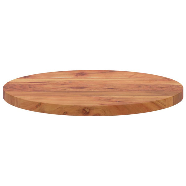 Tischplatte Cec Ø60x2,5cm (rundes Akazienholz)
