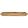 Tischplatte 80x40x2,5cm Alustria (ovales Mangoholz)
