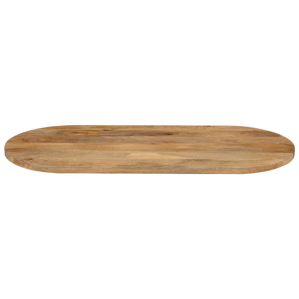 Pöytälevy Alustria 140x60x3,8cm (ovaali mangopuu)