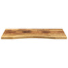 Tischplatte mit Bogen Ocsi 100x60x2,5cm (Mangoholz grob)
