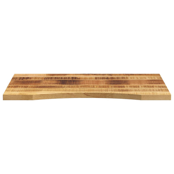 Tischplatte mit Bogen Ocsi 100x60x2,5cm (Mangoholz grob)