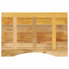 Tischplatte mit Bogen Ocsi 100x60x2,5cm (Mangoholz grob)